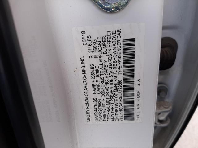 Photo 11 VIN: 1HGCV1F32JA172680 - HONDA ACCORD SPO 