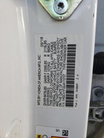 Photo 11 VIN: 1HGCV1F32JA172727 - HONDA ACCORD SPO 