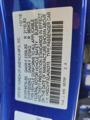 Photo 11 VIN: 1HGCV1F32JA262315 - HONDA ACCORD SPO 