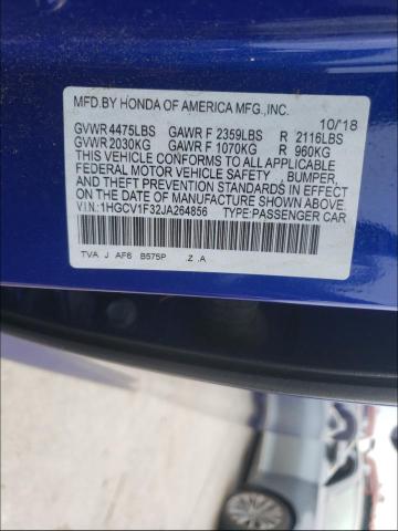 Photo 9 VIN: 1HGCV1F32JA264856 - HONDA ACCORD SPO 