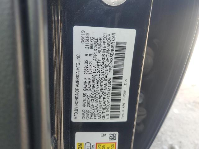 Photo 11 VIN: 1HGCV1F32KA115624 - HONDA ACCORD SPO 