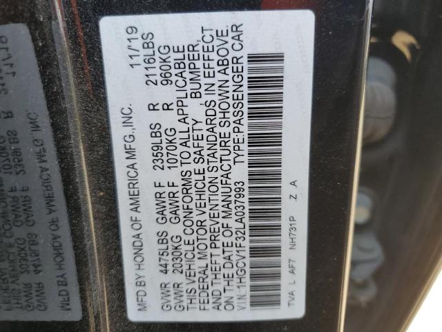 Photo 11 VIN: 1HGCV1F32LA037993 - HONDA ACCORD SPO 