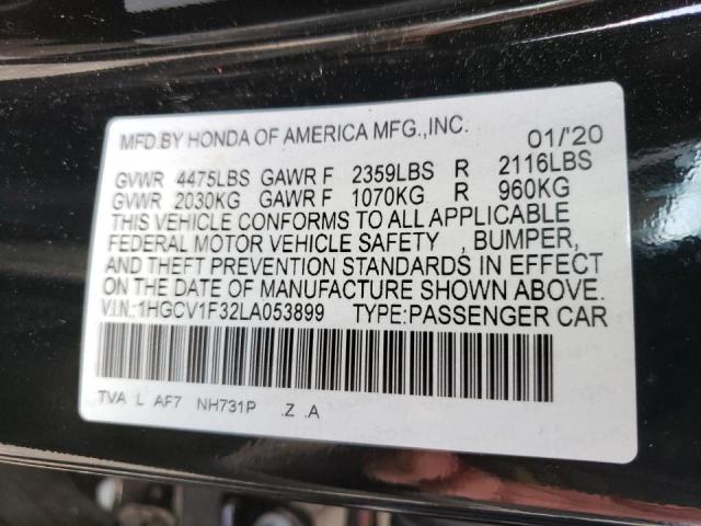 Photo 9 VIN: 1HGCV1F32LA053899 - HONDA ACCORD SPO 