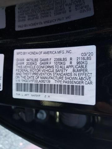 Photo 11 VIN: 1HGCV1F32LA082139 - HONDA ACCORD SPO 