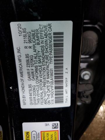 Photo 11 VIN: 1HGCV1F32LA156031 - HONDA ACCORD SPO 