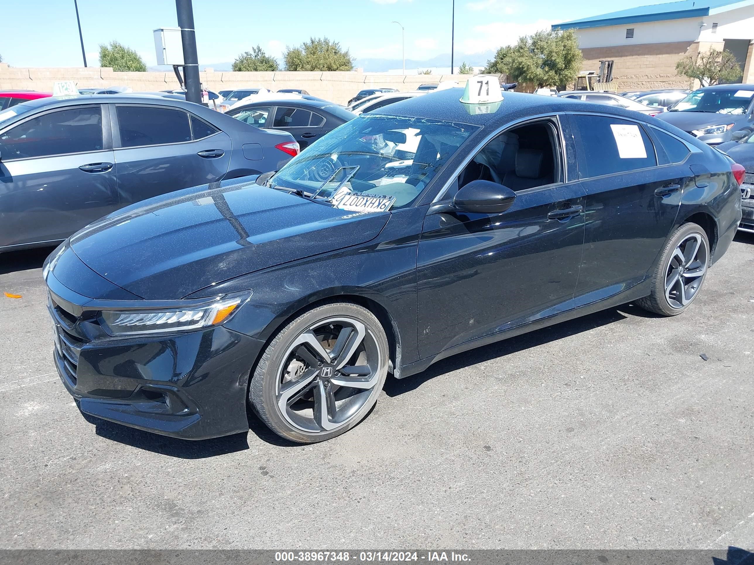 Photo 1 VIN: 1HGCV1F32MA044492 - HONDA ACCORD 