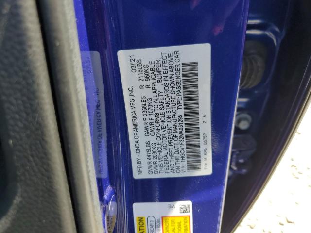 Photo 12 VIN: 1HGCV1F32MA051295 - HONDA ACCORD 