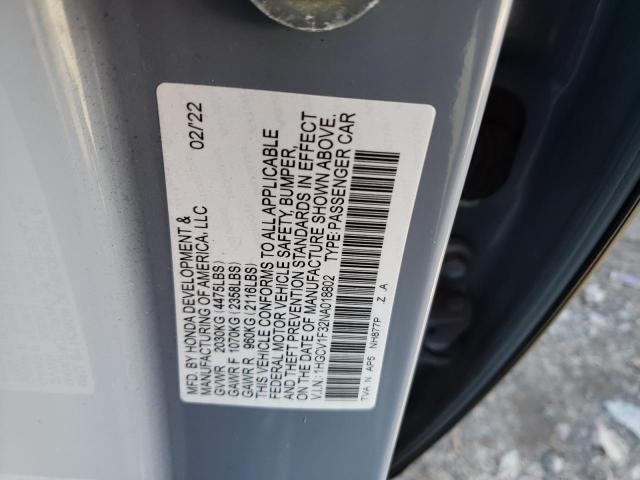 Photo 12 VIN: 1HGCV1F32NA018802 - HONDA ACCORD SPO 