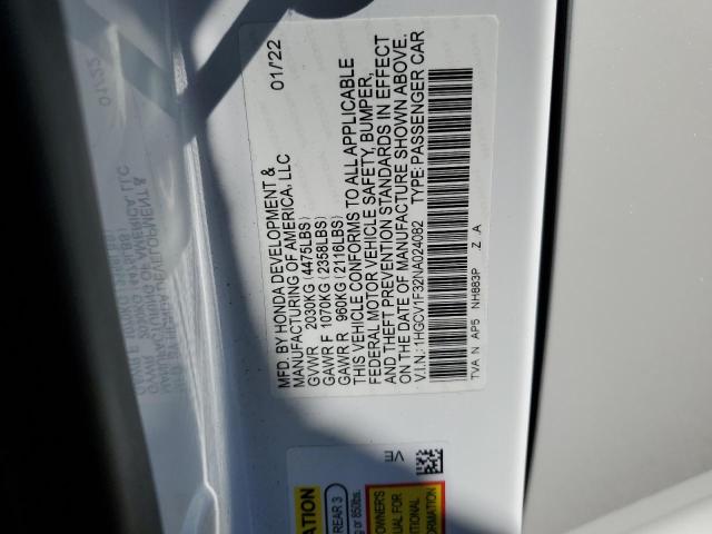 Photo 11 VIN: 1HGCV1F32NA024082 - HONDA ACCORD SPO 