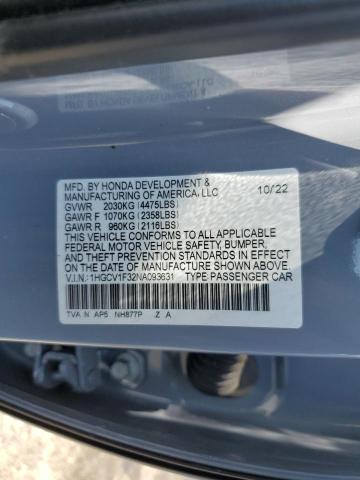 Photo 11 VIN: 1HGCV1F32NA093631 - HONDA ACCORD SPO 