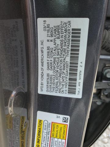 Photo 11 VIN: 1HGCV1F33JA133077 - HONDA ACCORD SPO 