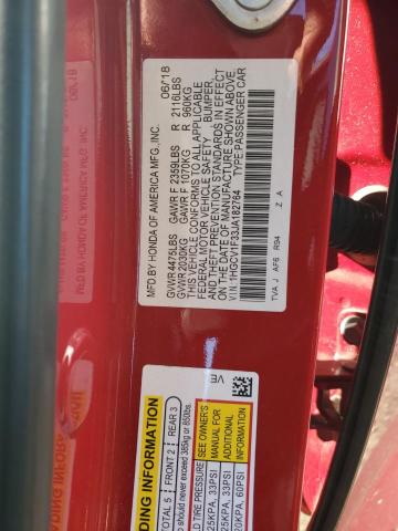 Photo 11 VIN: 1HGCV1F33JA182764 - HONDA ACCORD SPO 