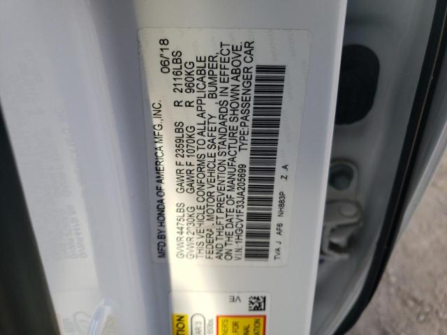 Photo 9 VIN: 1HGCV1F33JA205699 - HONDA ACCORD SPO 