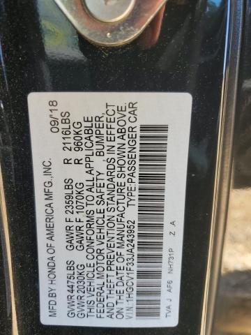 Photo 12 VIN: 1HGCV1F33JA243952 - HONDA ACCORD 