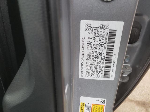 Photo 11 VIN: 1HGCV1F33LA052972 - HONDA ACCORD 