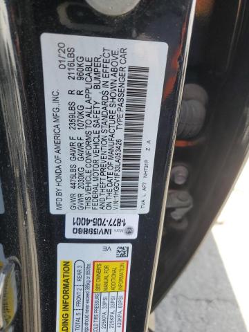 Photo 11 VIN: 1HGCV1F33LA053426 - HONDA ACCORD SPO 