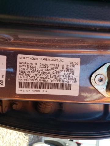 Photo 9 VIN: 1HGCV1F33LA096552 - HONDA ACCORD SPO 