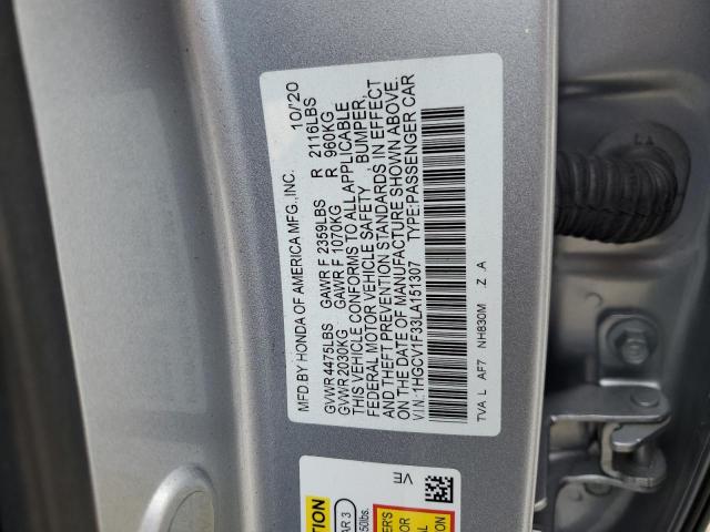 Photo 11 VIN: 1HGCV1F33LA151307 - HONDA ACCORD SPO 