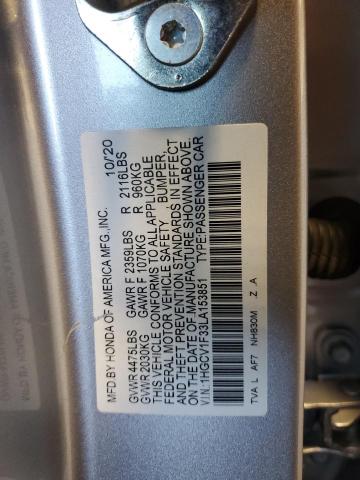 Photo 12 VIN: 1HGCV1F33LA153851 - HONDA ACCORD SPO 