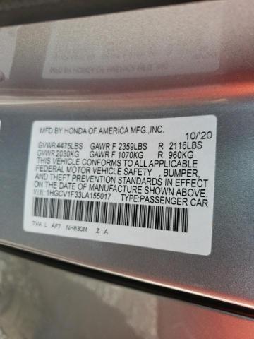 Photo 9 VIN: 1HGCV1F33LA155017 - HONDA ACCORD SPO 