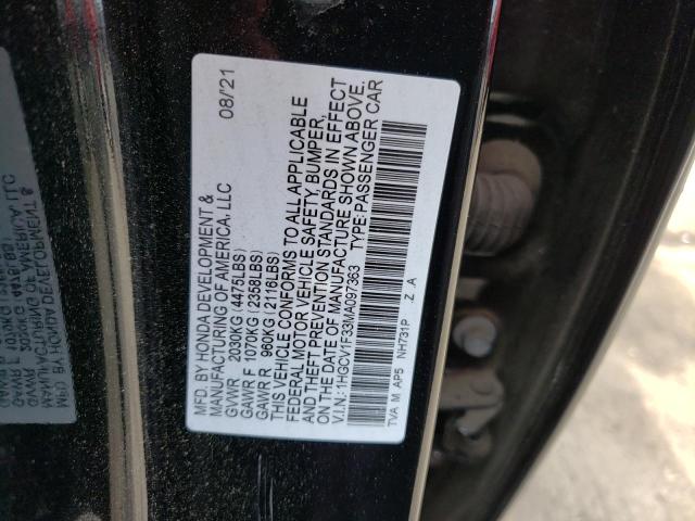 Photo 12 VIN: 1HGCV1F33MA097363 - HONDA ACCORD 