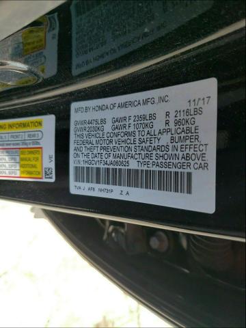 Photo 9 VIN: 1HGCV1F34JA060625 - HONDA ACCORD SPO 