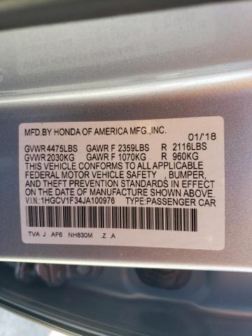 Photo 11 VIN: 1HGCV1F34JA100976 - HONDA ACCORD SPO 