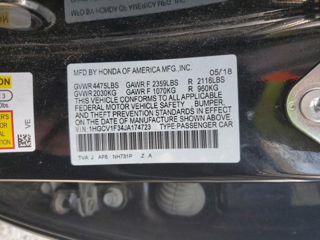 Photo 11 VIN: 1HGCV1F34JA174723 - HONDA ACCORD 