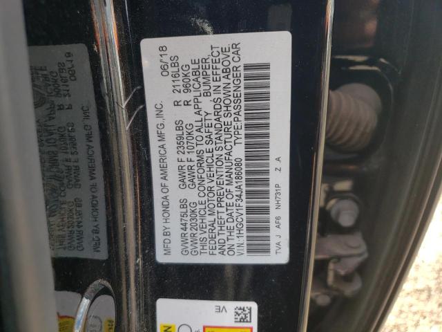 Photo 11 VIN: 1HGCV1F34JA186080 - HONDA ACCORD 