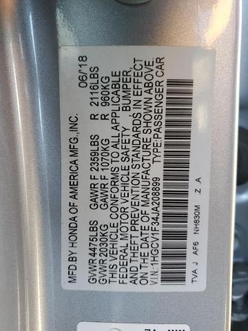 Photo 11 VIN: 1HGCV1F34JA208899 - HONDA ACCORD SPO 