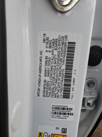 Photo 11 VIN: 1HGCV1F34JA225153 - HONDA ACCORD 