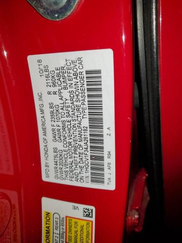 Photo 11 VIN: 1HGCV1F34JA261182 - HONDA ACCORD SPO 