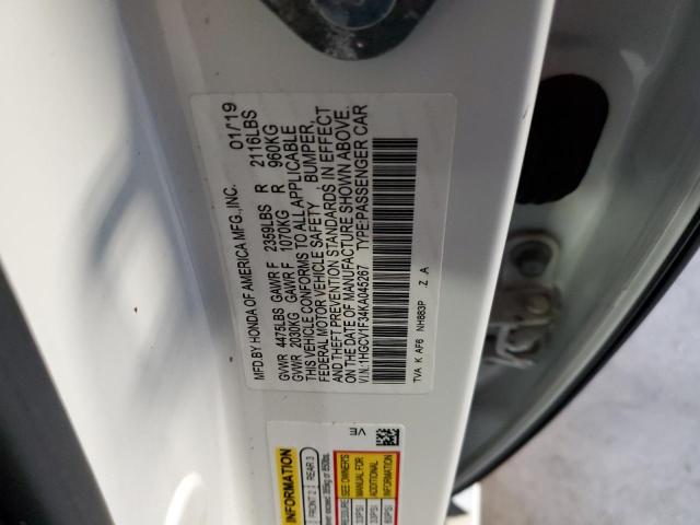 Photo 9 VIN: 1HGCV1F34KA045267 - HONDA ACCORD 