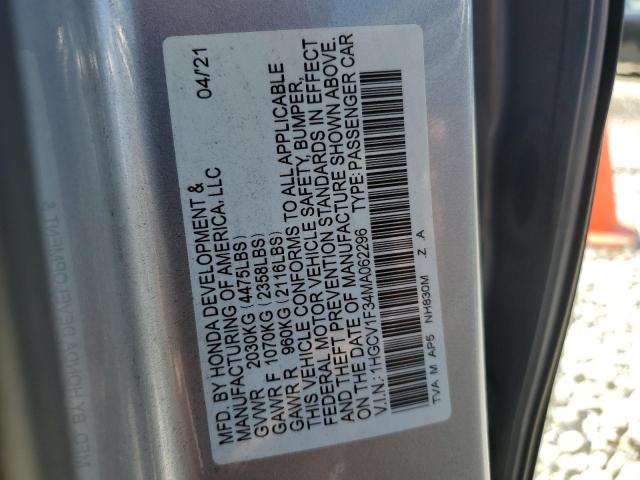 Photo 11 VIN: 1HGCV1F34MA062296 - HONDA ACCORD 