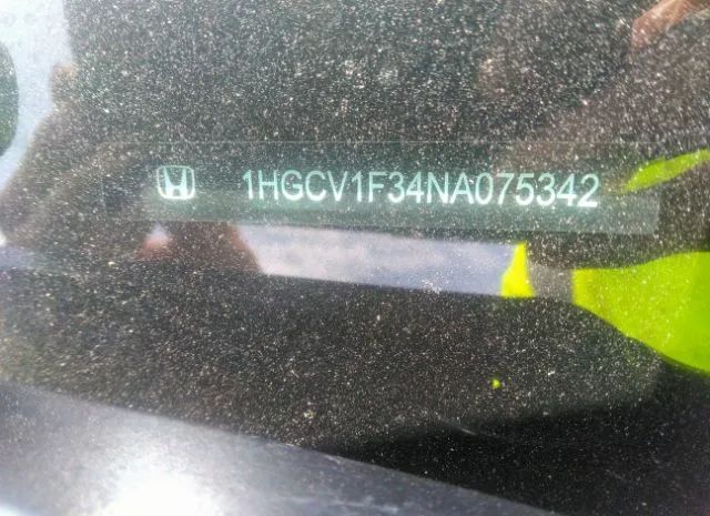 Photo 8 VIN: 1HGCV1F34NA075342 - HONDA ACCORD SEDAN 