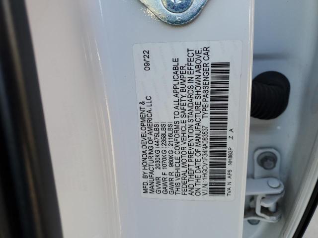 Photo 11 VIN: 1HGCV1F34NA083537 - HONDA ACCORD SPO 