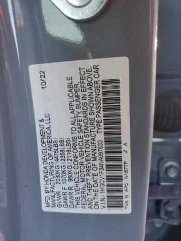 Photo 12 VIN: 1HGCV1F34NA097633 - HONDA ACCORD SPO 