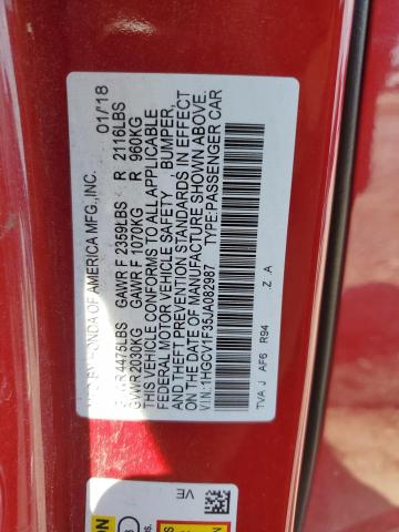 Photo 11 VIN: 1HGCV1F35JA082987 - HONDA ACCORD SPO 