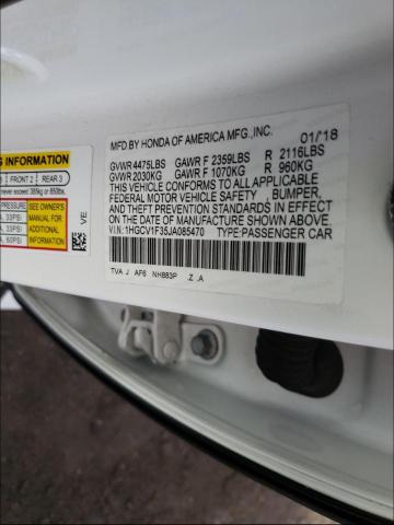 Photo 9 VIN: 1HGCV1F35JA085470 - HONDA ACCORD SPO 