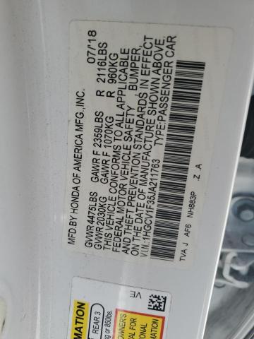 Photo 11 VIN: 1HGCV1F35JA211763 - HONDA ACCORD SPO 