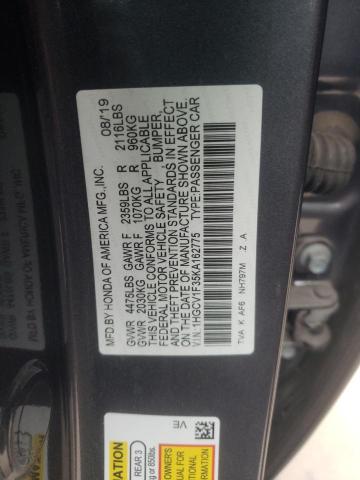 Photo 11 VIN: 1HGCV1F35KA162775 - HONDA ACCORD 