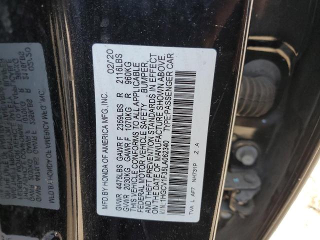 Photo 12 VIN: 1HGCV1F35LA062340 - HONDA ACCORD SPO 