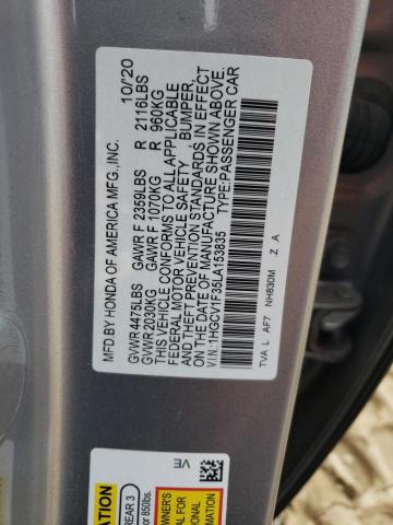 Photo 11 VIN: 1HGCV1F35LA153835 - HONDA ACCORD 