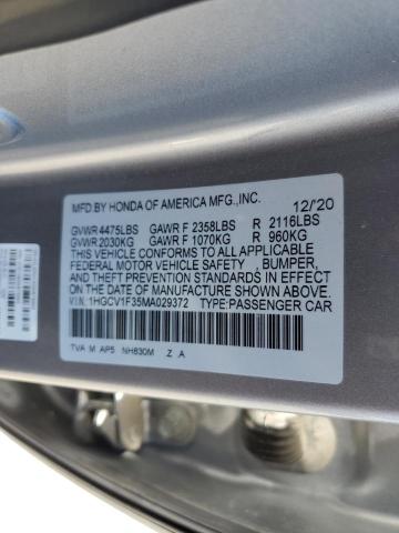 Photo 11 VIN: 1HGCV1F35MA029372 - HONDA ACCORD SPO 