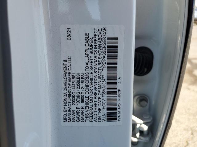 Photo 9 VIN: 1HGCV1F35MA105477 - HONDA ACCORD SPO 