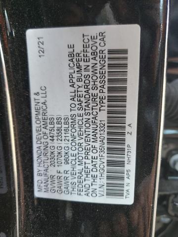 Photo 11 VIN: 1HGCV1F35NA013321 - HONDA ACCORD 