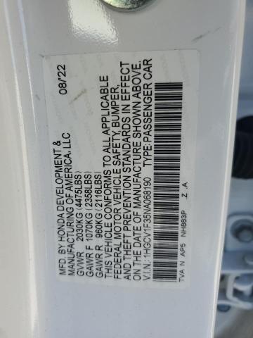 Photo 12 VIN: 1HGCV1F35NA068190 - HONDA ACCORD SPO 