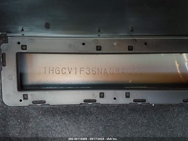 Photo 8 VIN: 1HGCV1F35NA094000 - HONDA ACCORD 