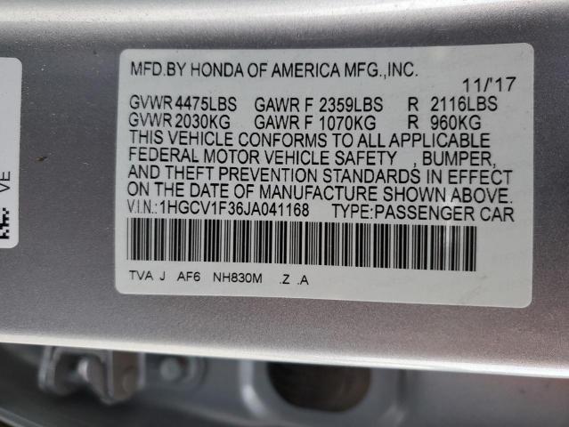 Photo 11 VIN: 1HGCV1F36JA041168 - HONDA ACCORD SPO 