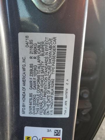 Photo 12 VIN: 1HGCV1F36JA162962 - HONDA ACCORD SPO 